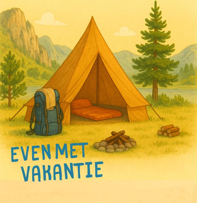 echopret even op vakantie
